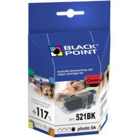 Tusz BLACK POINT BPC521BK Zamiennik Canon CLI-521BK
