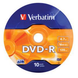 Płyta VERBATIM DVD-R 4,7GB 16X Matt Silver w Media Markt