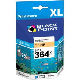 Tusz BLACK POINT BPH364CXL Cyan Zamiennik HP CB323EE