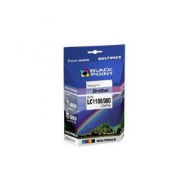 Tusz BLACK POINT BPBLC1100/980CMYK Zamiennik Brother LC1100/980