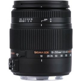 Obiektyw SIGMA 18-250/F3.5-6.3 DC MAKRO OS HSM (Canon) w Media Markt
