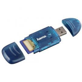 Czytnik HAMA CZYTNIK 6 W 1 USB 2.0 Niebieski