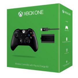 Kontroler bezprzewodowy + Zestaw Play & Charge MICROSOFT do Xbox One w Media Markt
