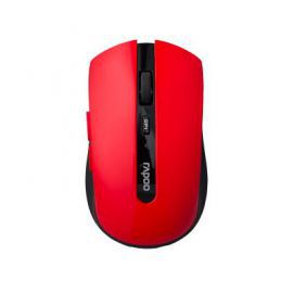 Mysz bezprzewodowa RAPOO 7200P Czerwono-czarny