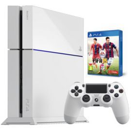 Konsola SONY PlayStation 4 500 GB Biała + FIFA 15 w Media Markt