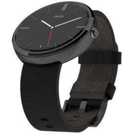 SmartWatch MOTOROLA Moto 360 Black Leather w Media Markt