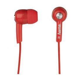 Słuchawki HAMA HK2114 z Mikrofonem Czerwony w Media Markt