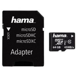 Karta pamięci HAMA microSDXC 64GB C10 45MB/s w Media Markt