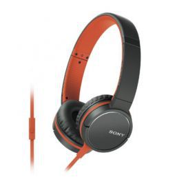 Zestaw słuchawkowy SONY MDR-ZX660AP Pomarańczowy