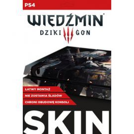 Skin na konsolę CDP.PL PlayStation 4 - Wiedźmin 3 Dziki Gon: Geralt i Ciri