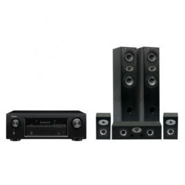 Kino domowe DENON AVR-X520BT + Eltax Experience Czarny