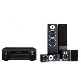 Kino domowe DENON AVR-X520BT + Eltax Universe Czarny w Media Markt