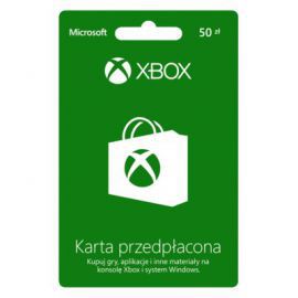 Karta MICROSOFT Przedpłacona Xbox o wartości 50 zł w Media Markt