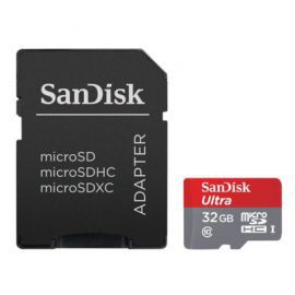Karta pamięci SANDISK Ultra 32 GB microSDHC UHS-I Memory Zone + adapter w Media Markt