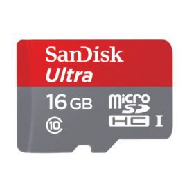 Karta pamięci SANDISK Ultra microSDHC UHS-I 16 GB + adapter