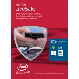Program McAfee LiveSafe 2016 (1 rok)