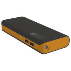 Powerbank PLATINET 13000mAh 2xUSB 5V 1A+2.1A Czarny/pomarańczowy