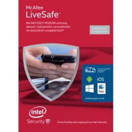 Program McAfee LiveSafe 2016 (1 rok)