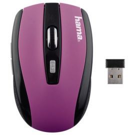 Mysz bezprzewodowa HAMA AM-7800/7801 Czarno-purpurowy