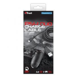 Podwójny kabel USB TRUST GXT 222 do konsoli PS4 w Media Markt