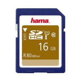 Karta pamięci HAMA SDHC 16GB UHS-I 80MB/s Class 10