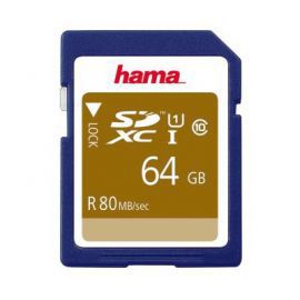 Karta pamięci HAMA SDXC 64GB UHS-I 80MB/s Class 10
