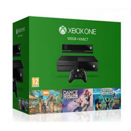 Konsola MICROSOFT Xbox One 500 GB + Sensor Kinect + Kinect Sport Rivals + Zoo Tycoon + Dance Central Spotlight + Live Gold 3 m-ce w Media Markt