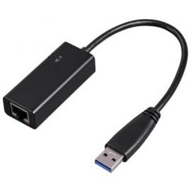 Karta sieciowa HAMA USB 3.0 Gigabit Ethernet Czarny w Media Markt