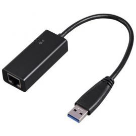 Karta sieciowa HAMA USB 3.0 Gigabit Ethernet Czarny