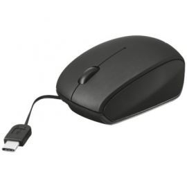 Mysz przewodowa TRUST USB Type-C Retractable Mini Mouse Czarny