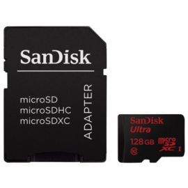 Karta pamięci SANDISK Ultra microSDXC 128GB 80MB/s Class 10 UHS-I + adapter w Media Markt