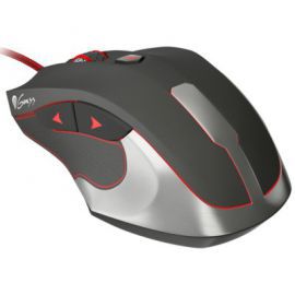 Mysz przewodowa NATEC Genesis GX75 Limited Czarno-srebrno-czerwony