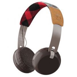 Zestaw słuchawkowy SKULLCANDY Grind Wireless Brązowo-beżowo-czerwony