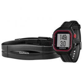 Zegarek sportowy z GPS GARMIN Forerunner 25 HRM Czarno-czerwony w Media Markt