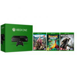 Konsola MICROSOFT Xbox One 500 GB + Far Cry 4 + Rayman Legends + Watch Dogs + Live Gold 3 m-ce - produkt odnowiony w Media Markt