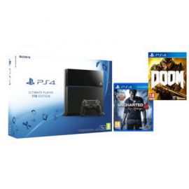 Konsola SONY PlayStation 4 1TB + Uncharted 4: Kres Złodzieja + Doom w Media Markt
