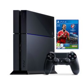 Konsola SONY PlayStation 4 500GB + Pro Evolution Soccer 2016 + dodatkowy kontroler DualShock 4 w Media Markt