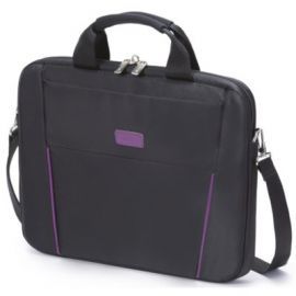 Torba na laptopa DICOTA Slim Case BASE 14-15.6 Czarno-fioletowy w Media Markt