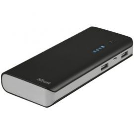 PowerBank TRUST Primo 10000 Czarno-srebrny