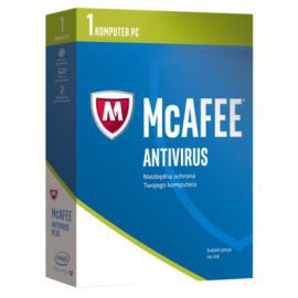 Program McAfee 2017 AntiVirus Plus (1 PC, 1 rok)