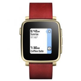 SmartWatch PEBBLE Time Steel Złoty