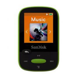 Odtwarzacz MP3 SANDISK Sansa Clip Sport 8GB Limonka