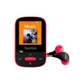 Odtwarzacz MP3 SANDISK Sansa Clip Sport 8GB Różowy