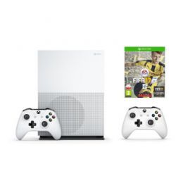Konsola MICROSOFT Xbox One S 1 TB + Kontroler bezprzewodowy Xbox One S + FIFA 17 + Dodatek FIFA Ultimate Team Legends + 1 mies. EA Access + 2x 3 mies. w Media Markt