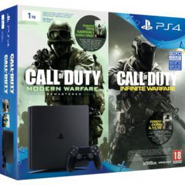 Konsola SONY PlayStation 4 1TB D Chassis + Call of Duty Infinite Warfare + Call of Duty Modern Warfare 4 Remastered w Media Markt