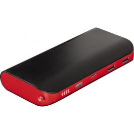 Powerbank HAMA Pipe 13000mAh Czarno-czerwony w Media Markt