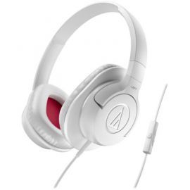 Słuchawki przewodowe AUDIO TECHNICA ATH-AX1iS Biały