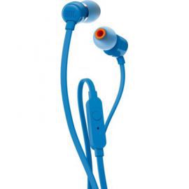 Przewodowe słuchawki dokanałowe JBL T110 Niebieski w Media Markt