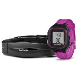 Zegarek sportowy z GPS GARMIN Forerunner 25 HRM Czarno-fioletowy 010-01353-70