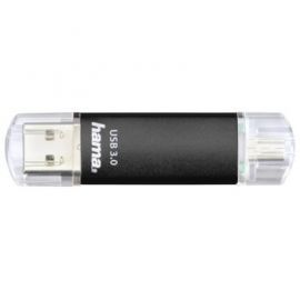 Pamięć USB HAMA Laeta Twin 3.0 128 GB Czarny